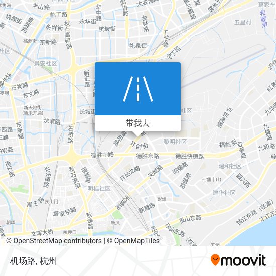 机场路地图