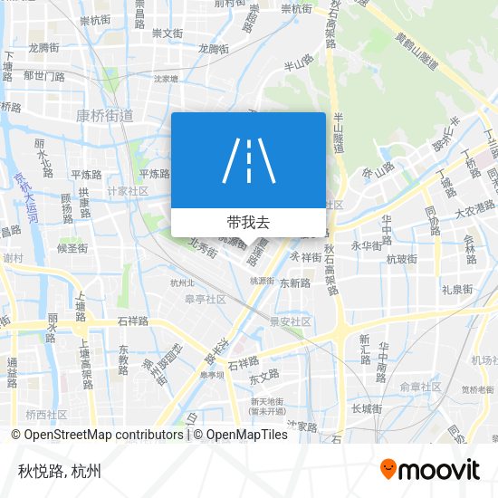 秋悦路地图