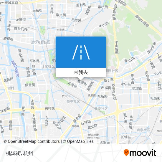 桃源街地图