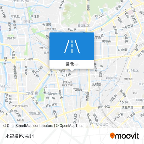 永福桥路地图