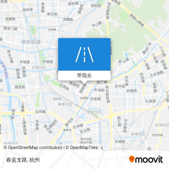 春蓝支路地图