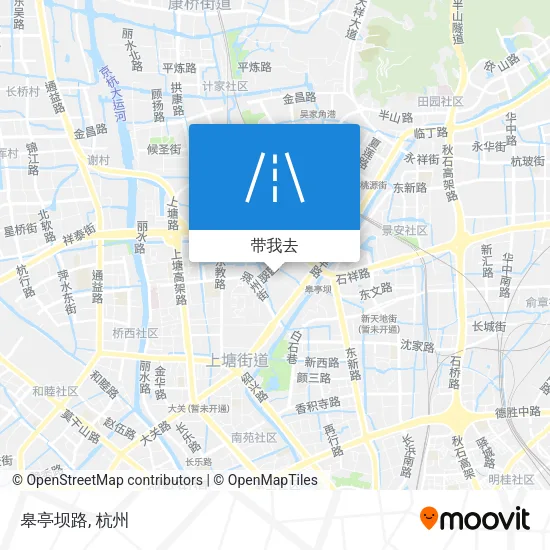 皋亭坝路地图