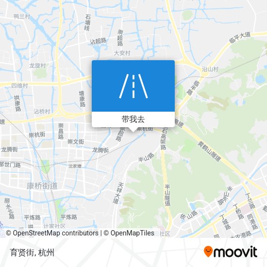 育贤街地图