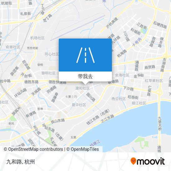 九和路地图
