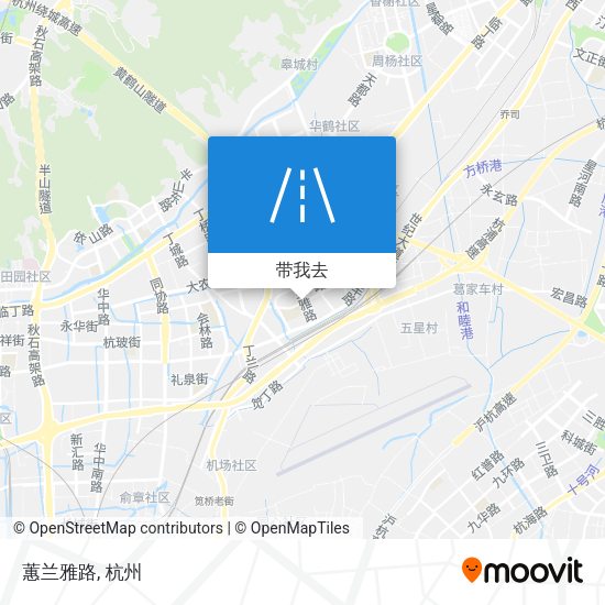 蕙兰雅路地图