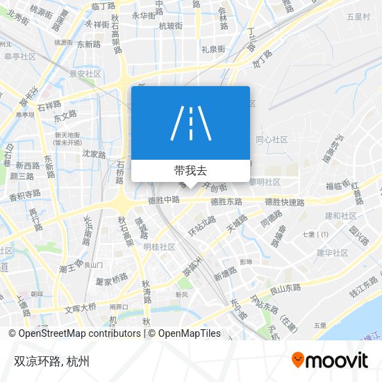 双凉环路地图
