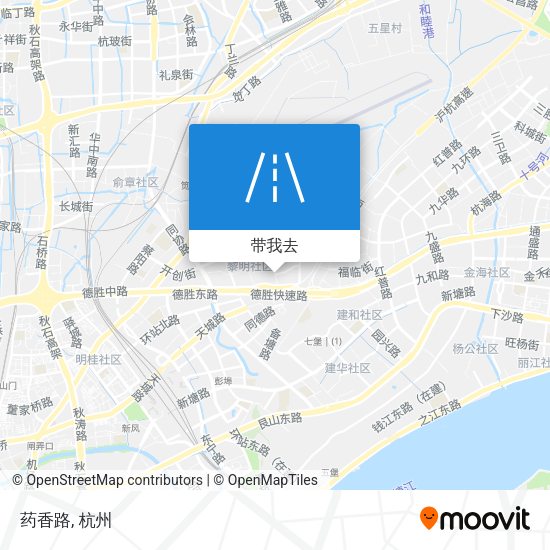 药香路地图