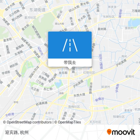 迎宾路地图