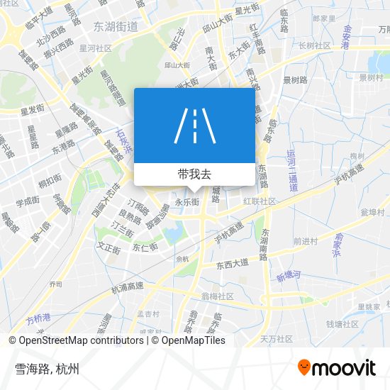雪海路地图