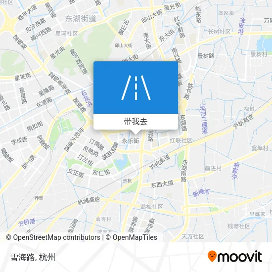 雪海路地图