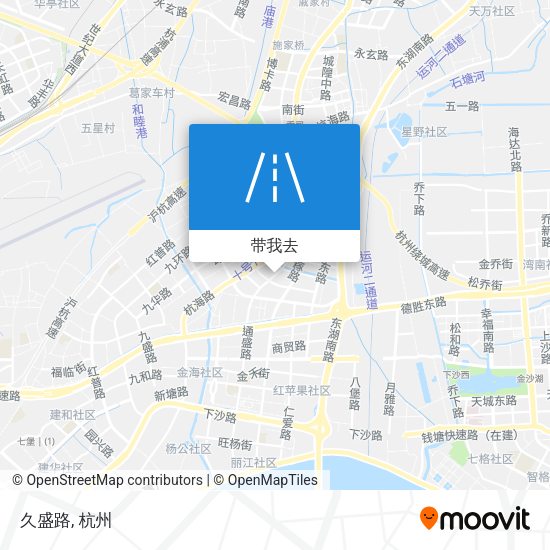 久盛路地图
