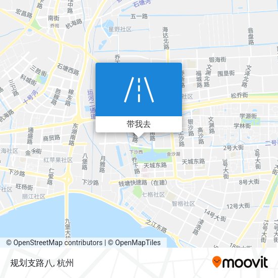 规划支路八地图