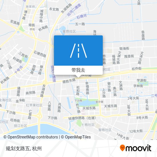 规划支路五地图