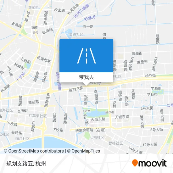 规划支路五地图