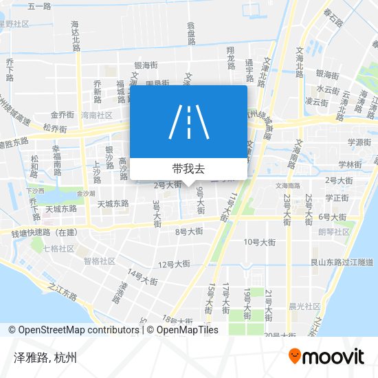 泽雅路地图