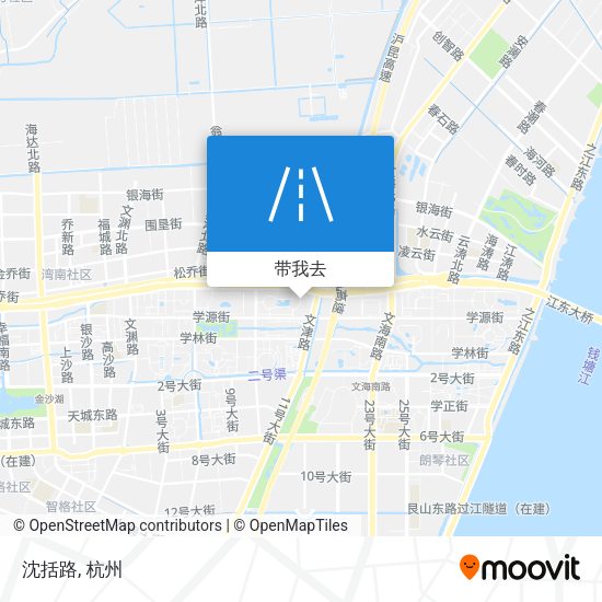 沈括路地图