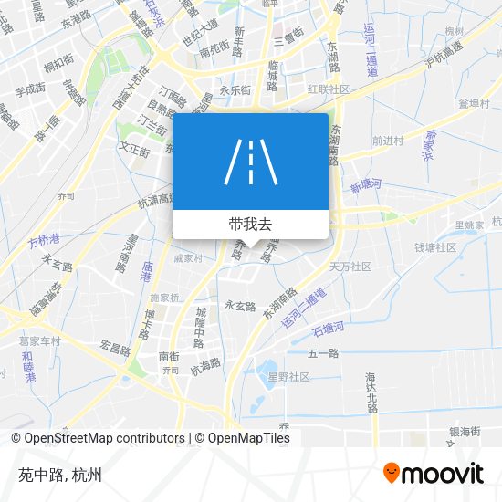苑中路地图