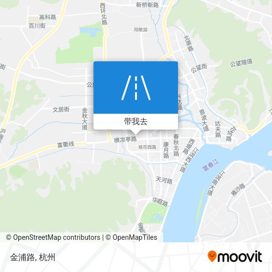 金浦路地图