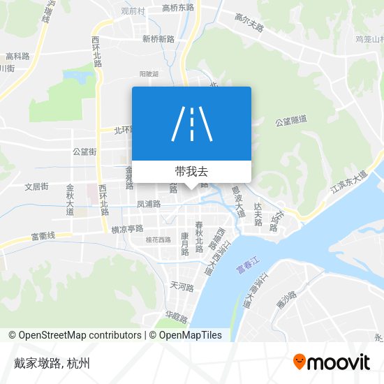 戴家墩路地图