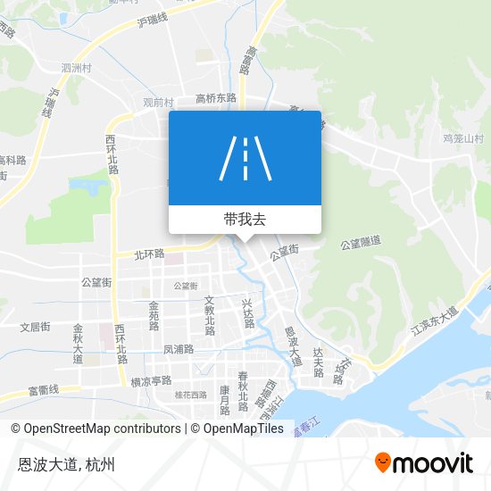 恩波大道地图