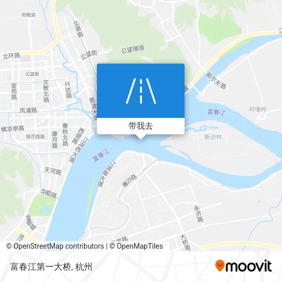 富春江第一大桥地图
