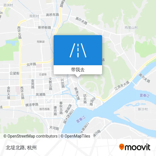 北堤北路地图