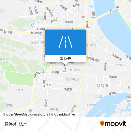 良浮路地图