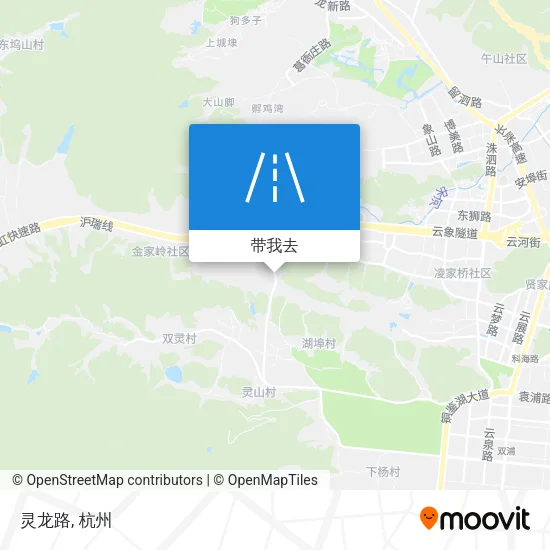 灵龙路地图