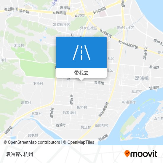 袁富路地图