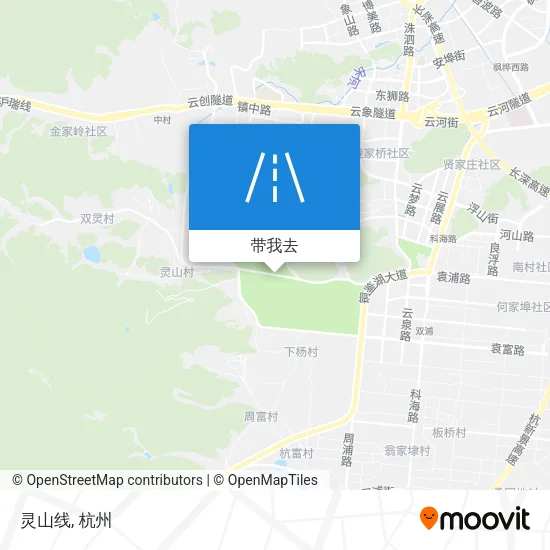 灵山线地图