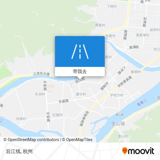 后江线地图