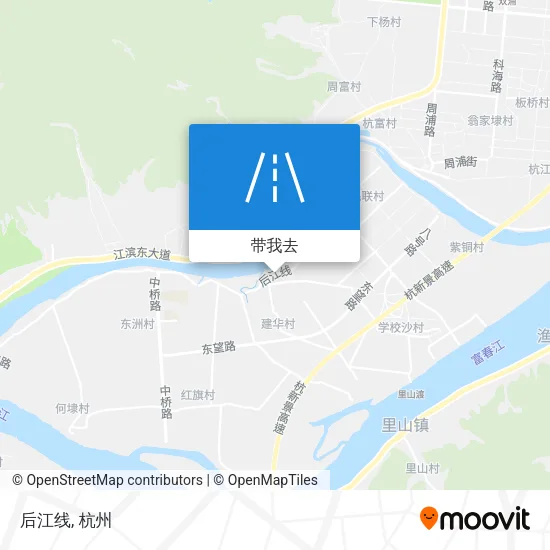 后江线地图