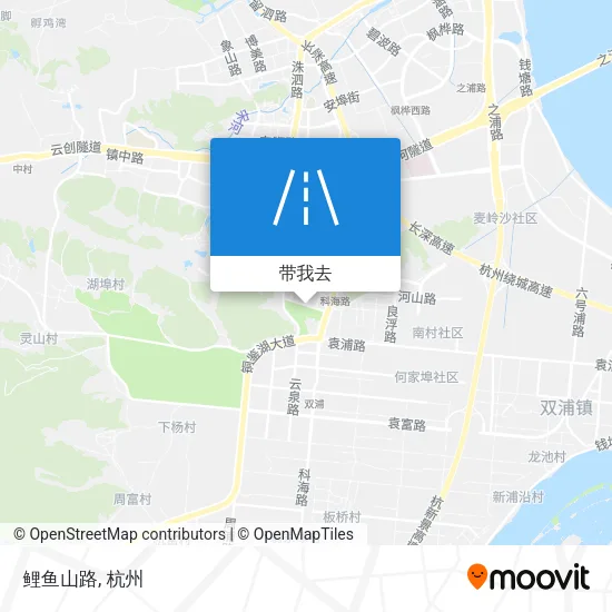 鲤鱼山路地图