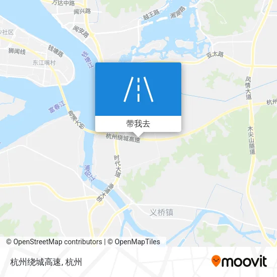 杭州绕城高速地图