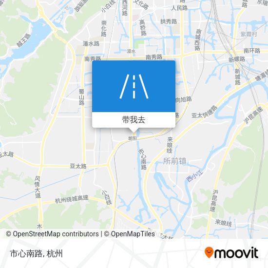 市心南路地图