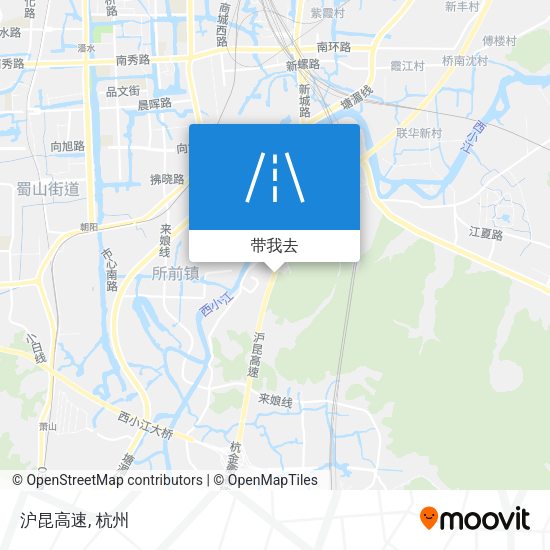 沪昆高速地图