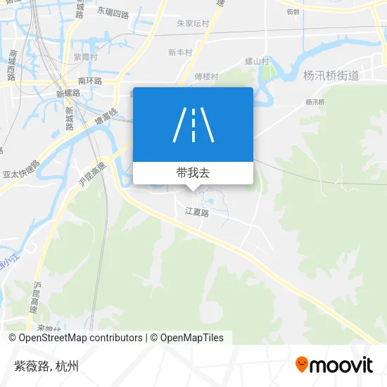 紫薇路地图