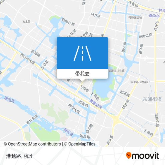 港越路地图