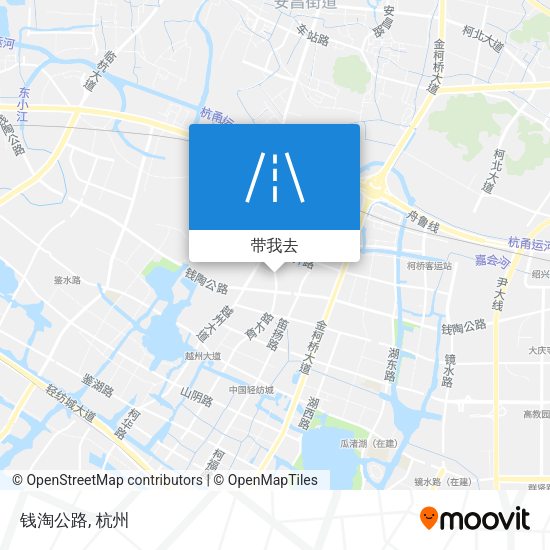 钱淘公路地图