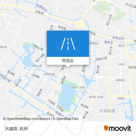 兴越路地图