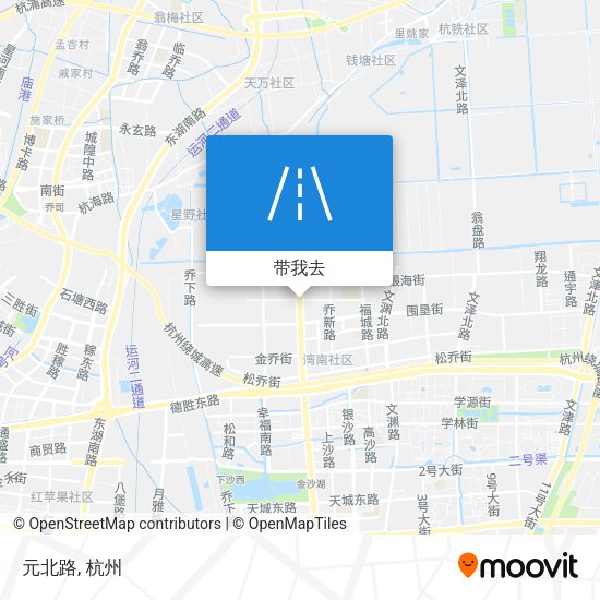 元北路地图