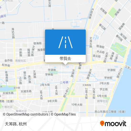 天筹路地图