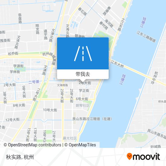 秋实路地图