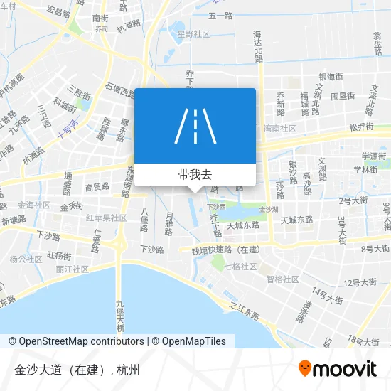金沙大道（在建）地图
