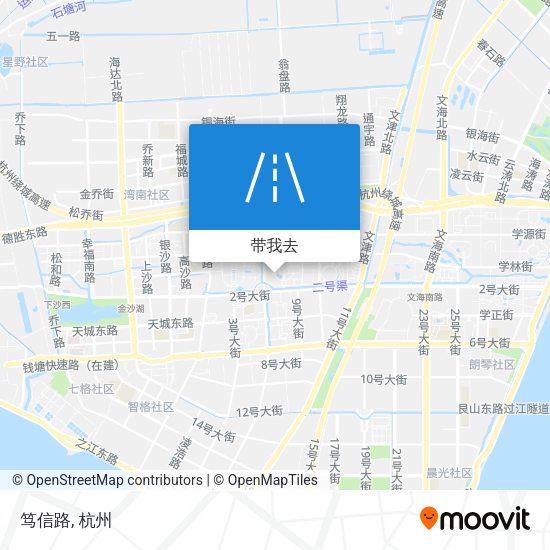 笃信路地图