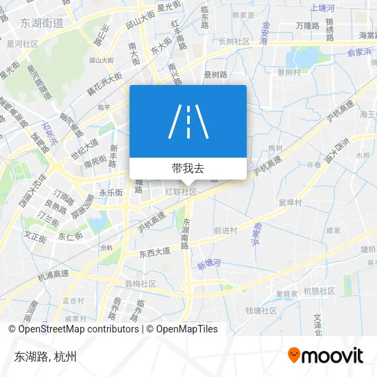 东湖路地图