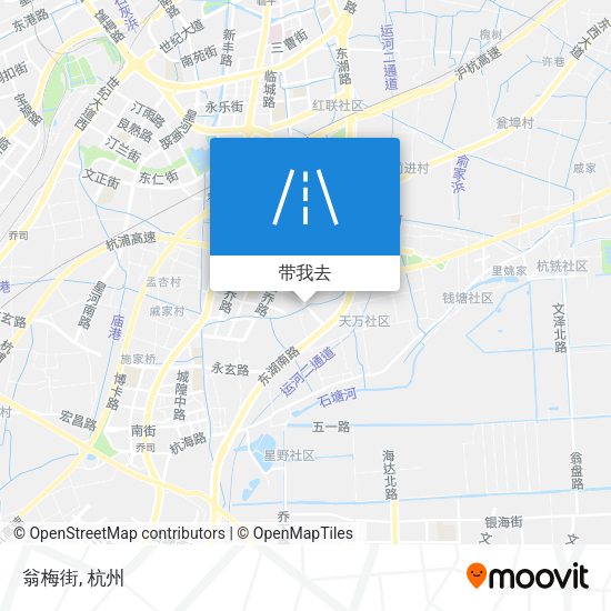 翁梅街地图