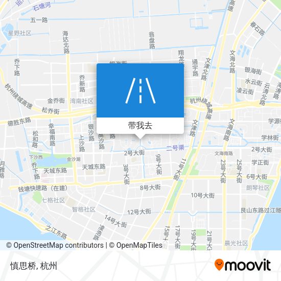 慎思桥地图