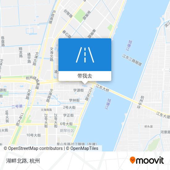 湖畔北路地图