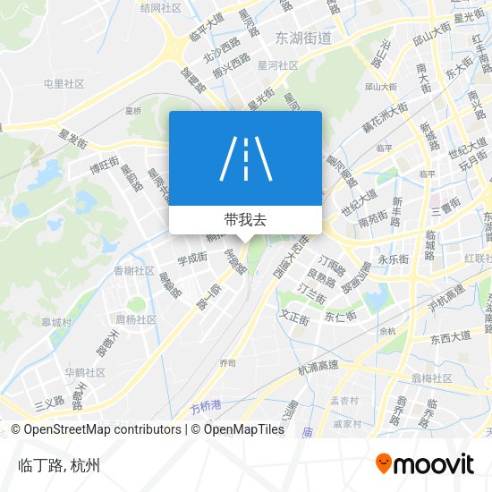临丁路地图